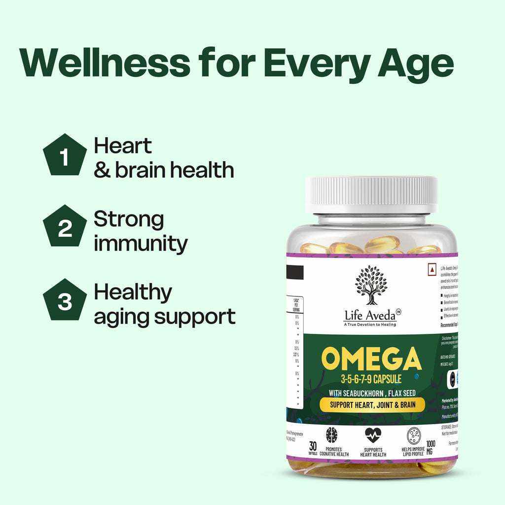 Omega-3-5-6-7-9 Complete Omega Nutrition for Heart, Skin and Joints