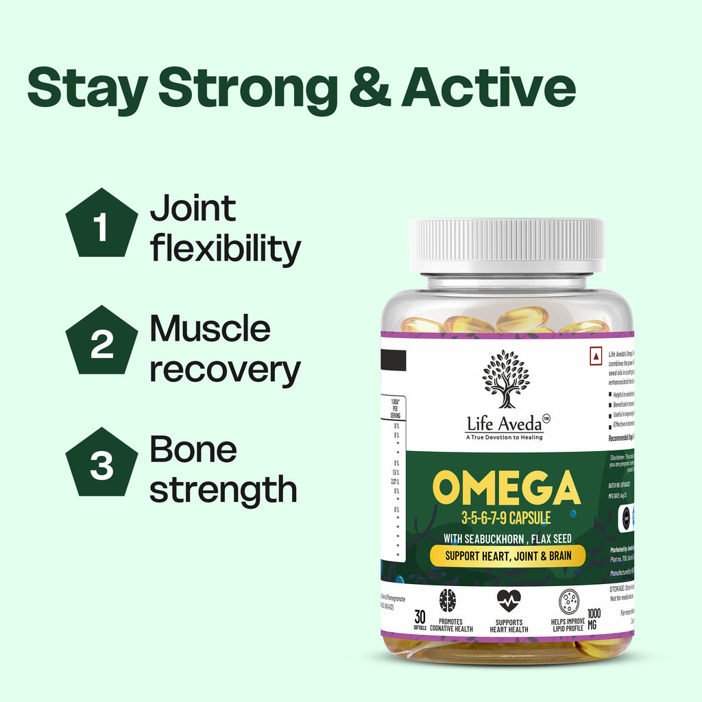 Omega-3-5-6-7-9 Complete Omega Nutrition for Heart, Skin and Joints