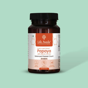 Papaya Fruit and Leaf Extract Tablets