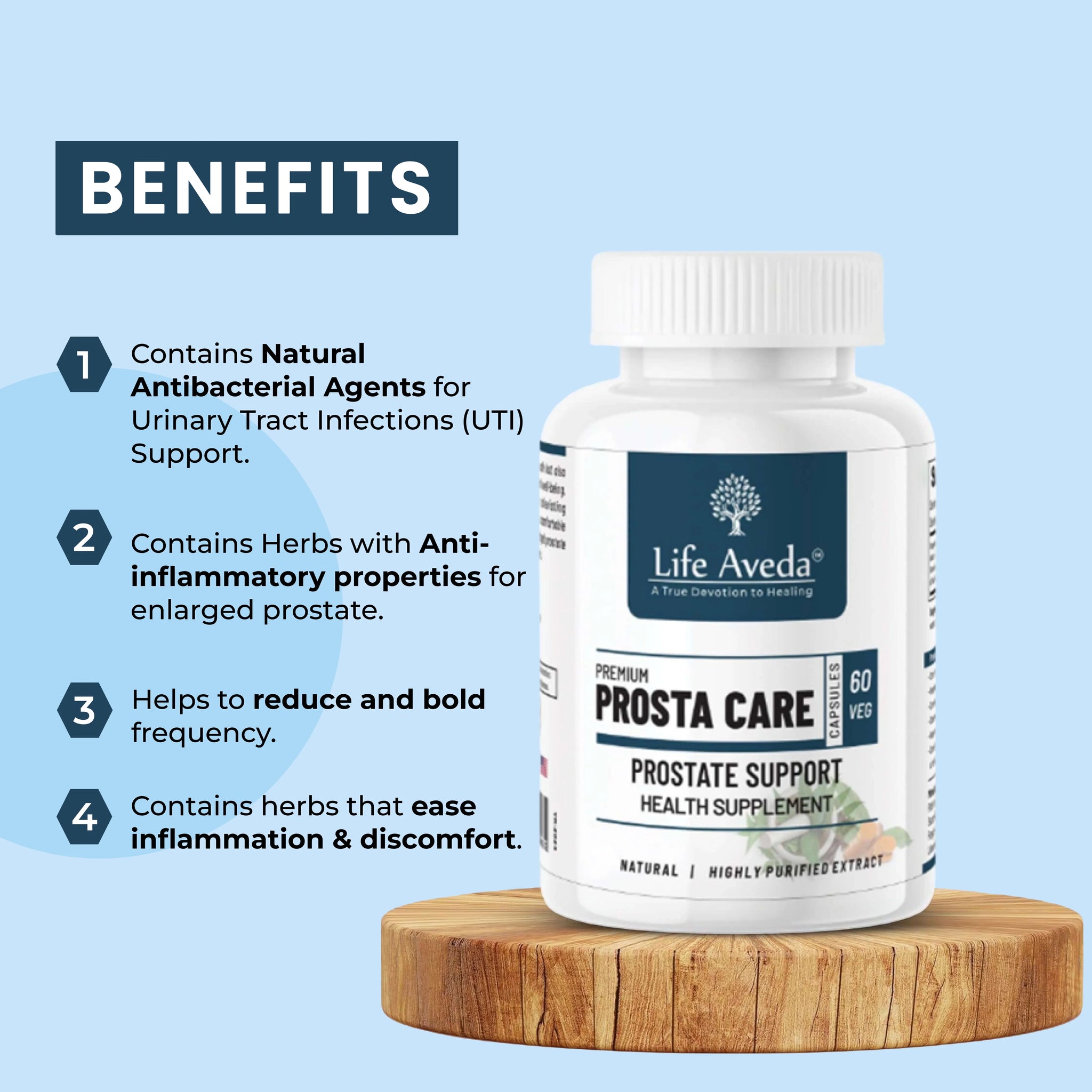 Premium Prosta Care – Ayurvedic Supplement for Prostate & Urinary Well ...