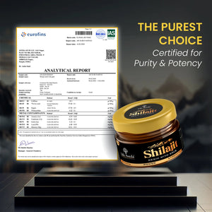 Purest shilajit resin with gold - Life Aveda
