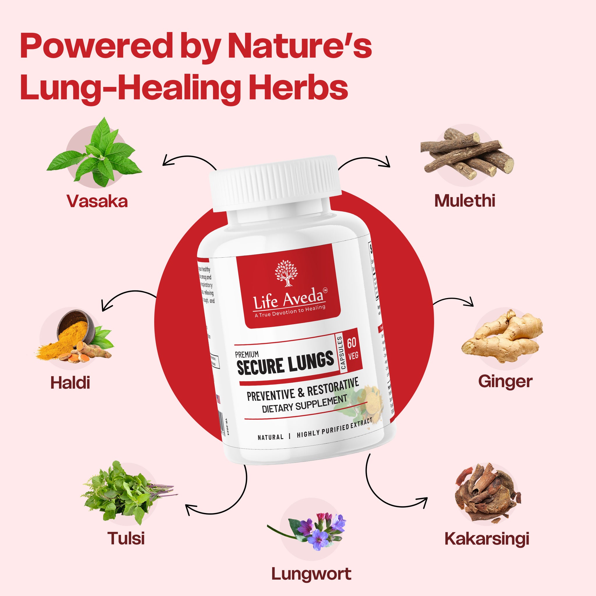 Secure Lungs – Ayurvedic Support for Healthy Breathing