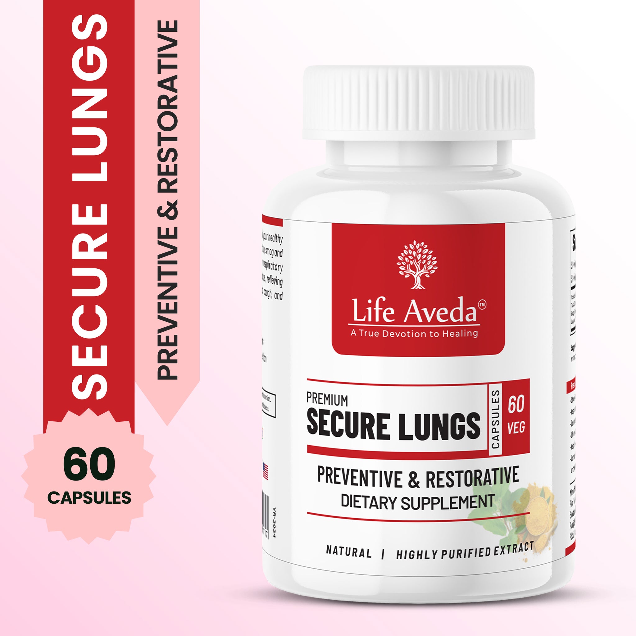 Secure Lungs – Ayurvedic Support for Healthy Breathing