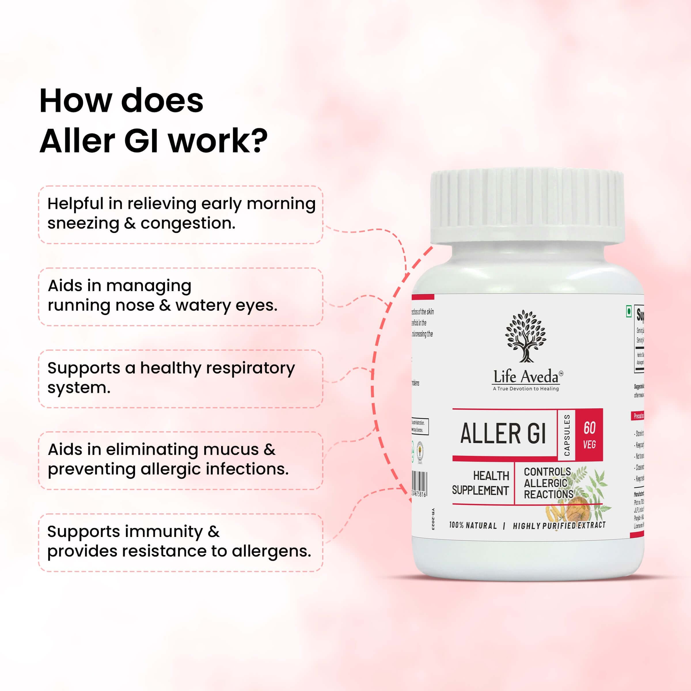 Benefits of Life Aveda Aller GI Capsules