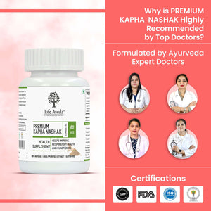 Life Aveda Premium Kapha Nashak Doctors Certifications