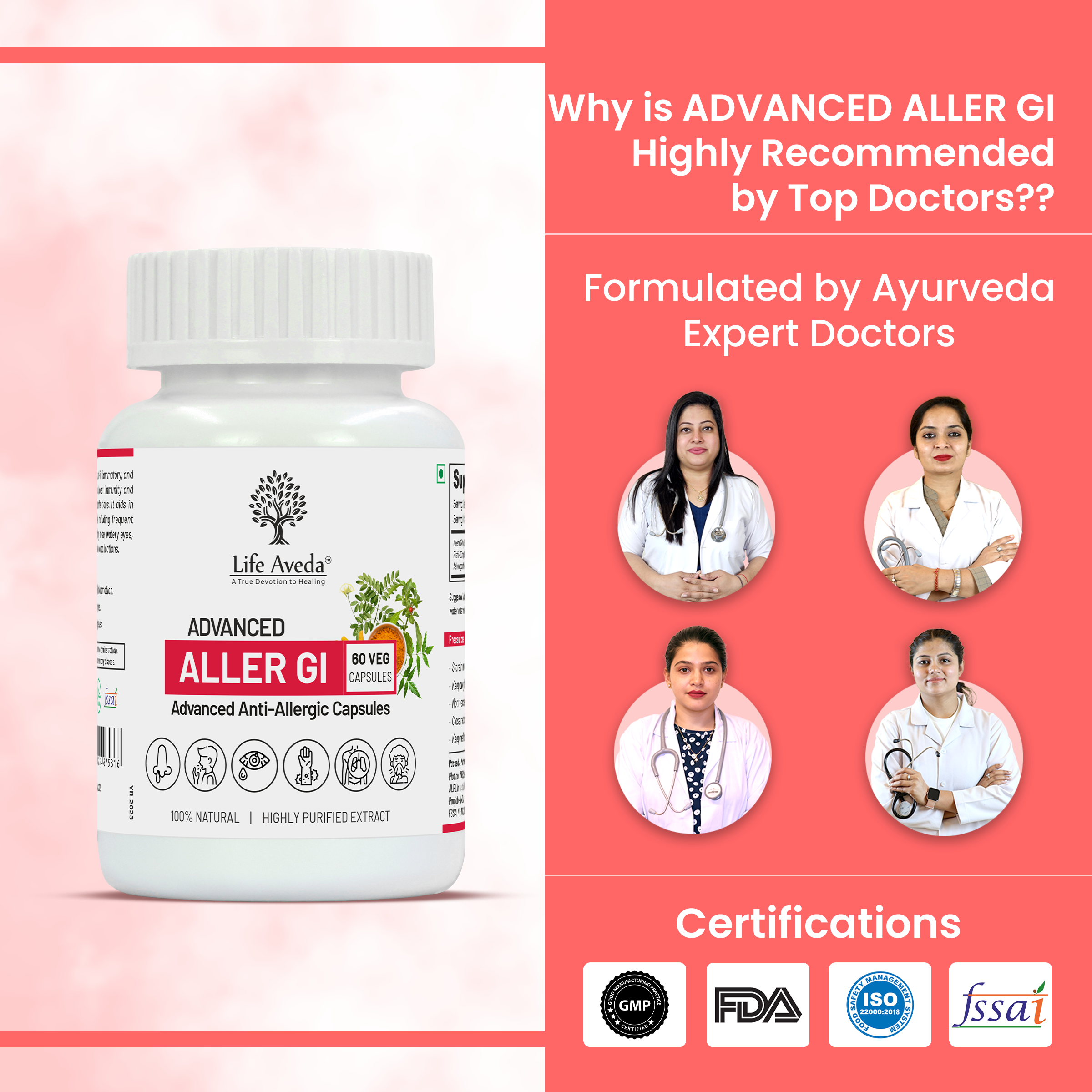 Life Aveda Advanced Aller GI Doctors Certifications