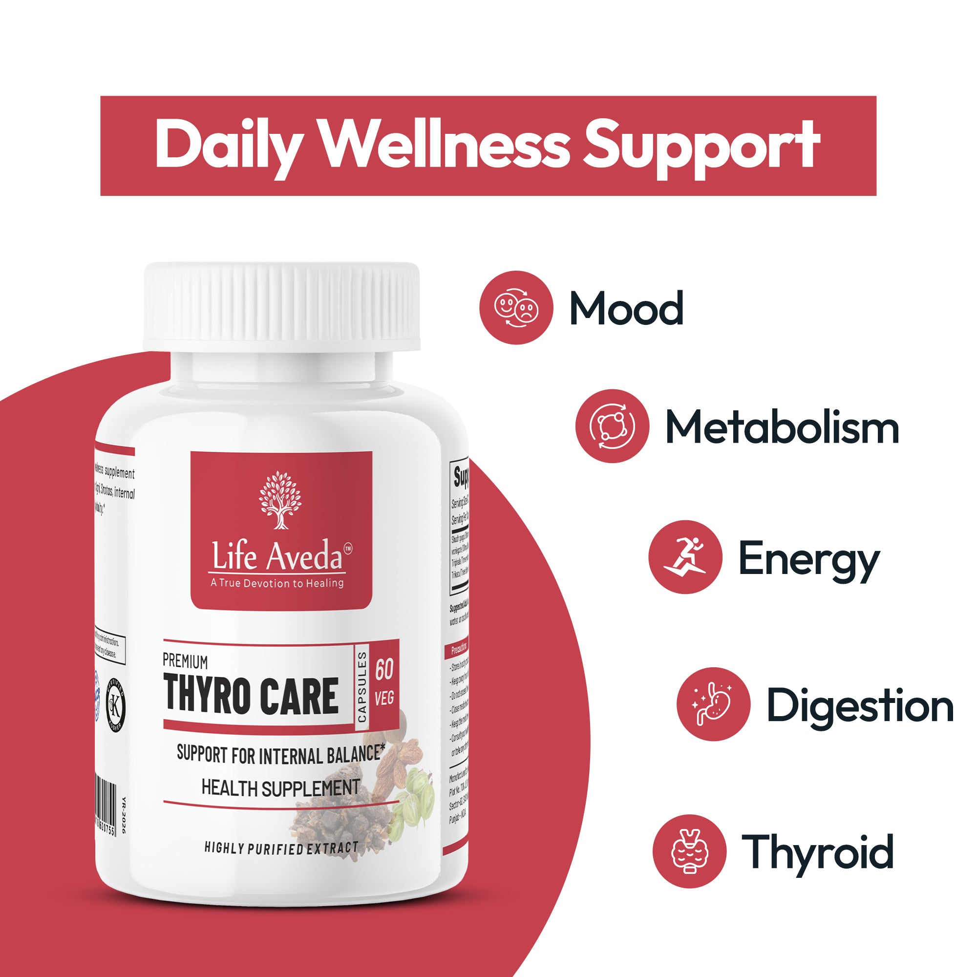Premium Thyro Care - Ayurvedic Support for Daily Wellness & Metabolic Wellbeing
