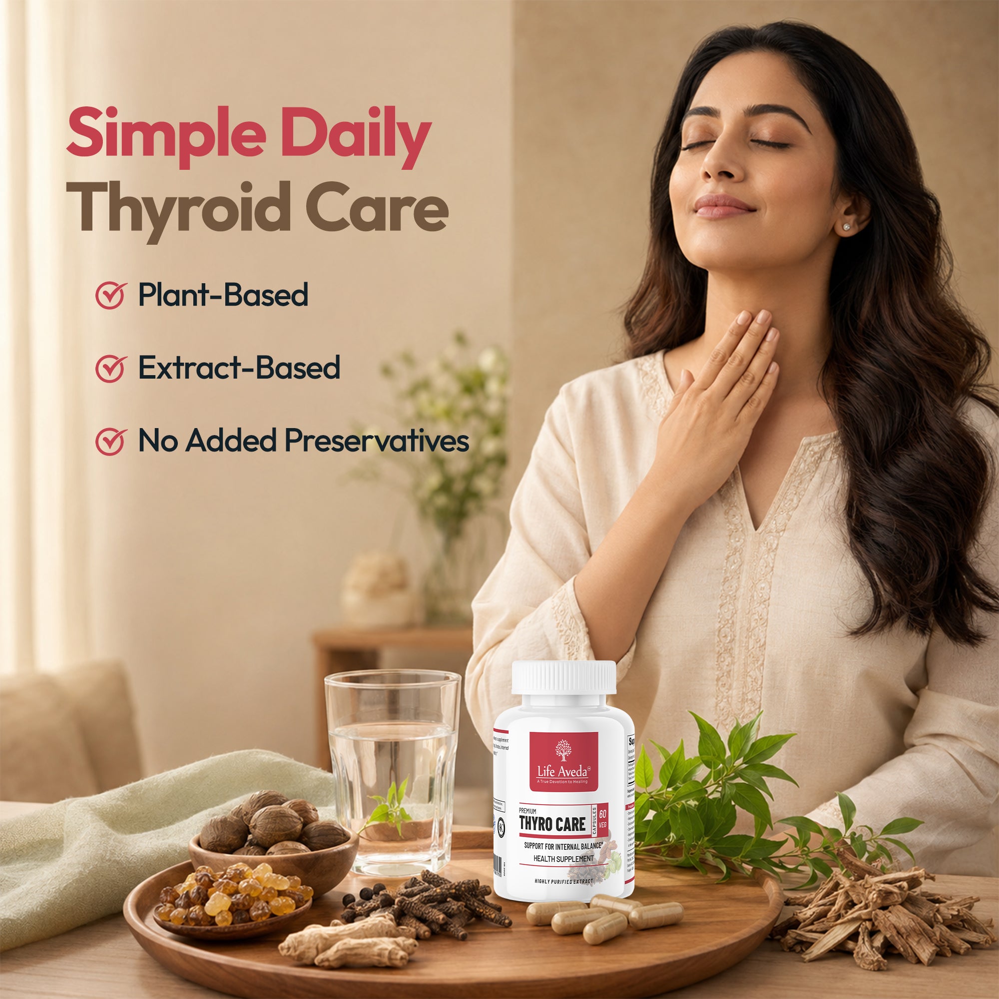 Premium Thyro Care - Ayurvedic Support for Daily Wellness & Metabolic Wellbeing
