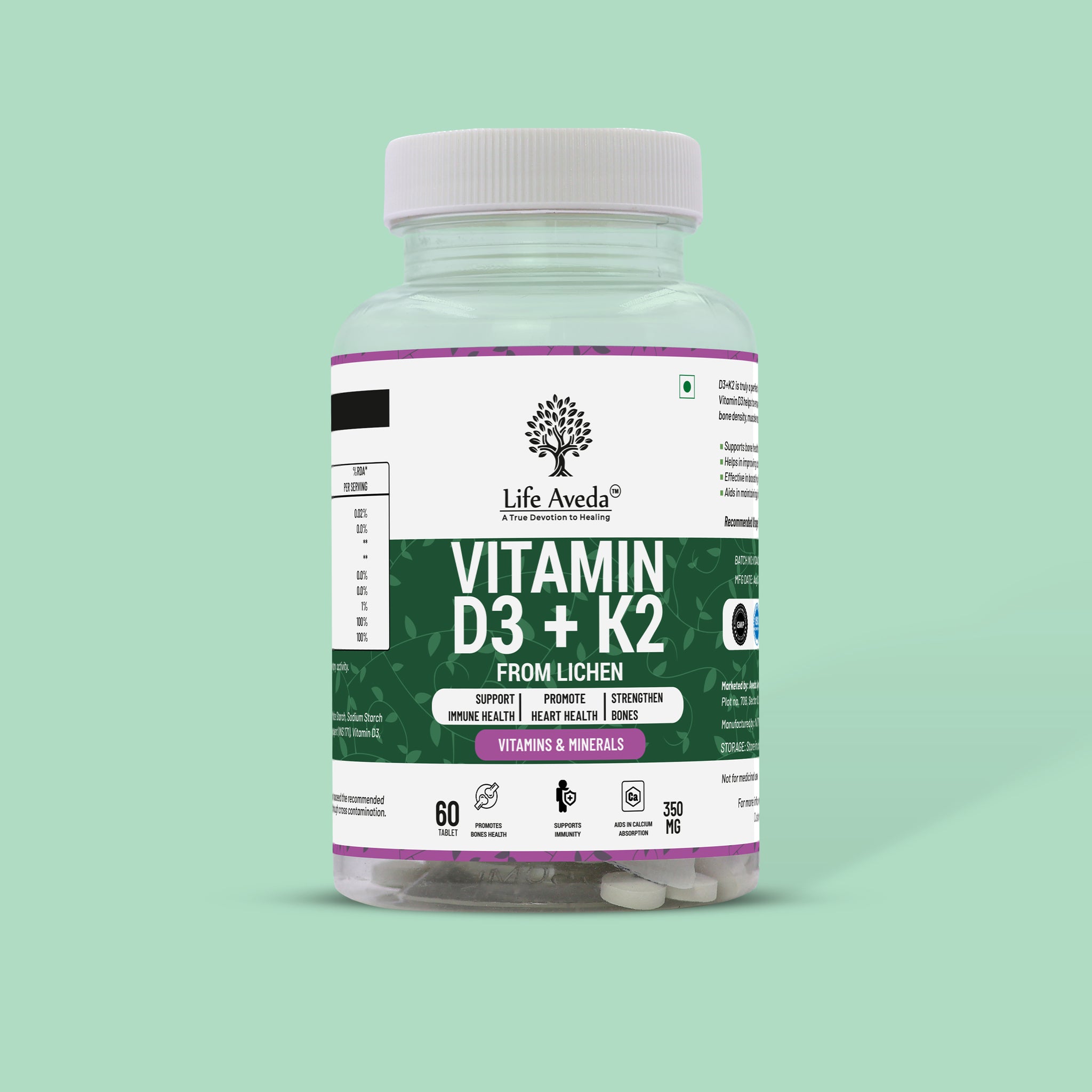 Vitamin D3+K2 Tablets