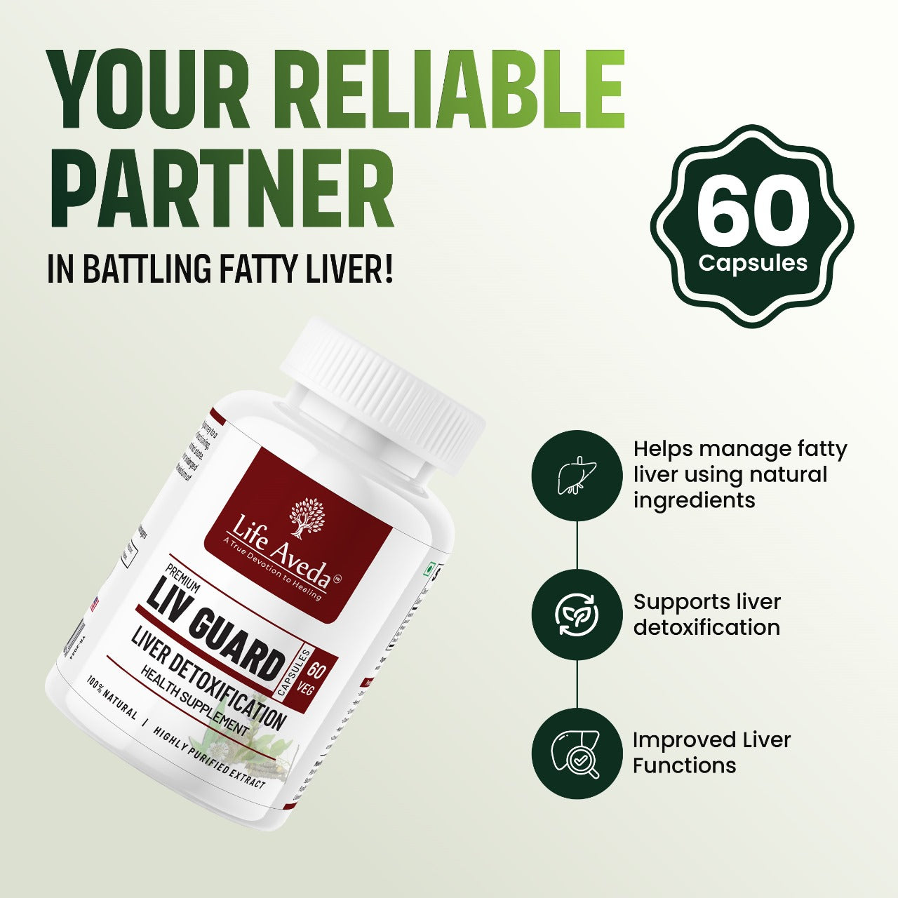 Best Fatty Liver Detox Capsules - Premium Liv Guard Capsules