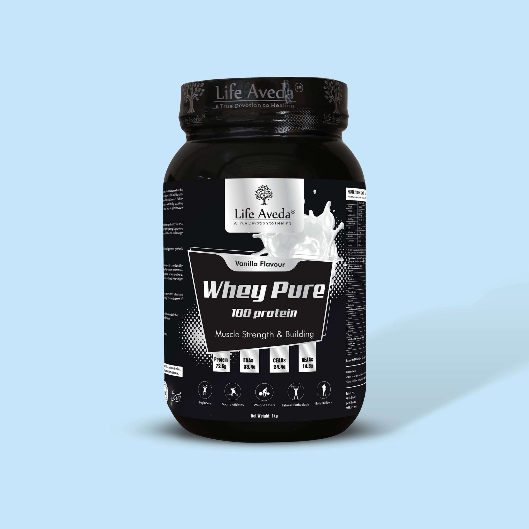 Whey  Pure 100 Protein - Vanilla Flavour