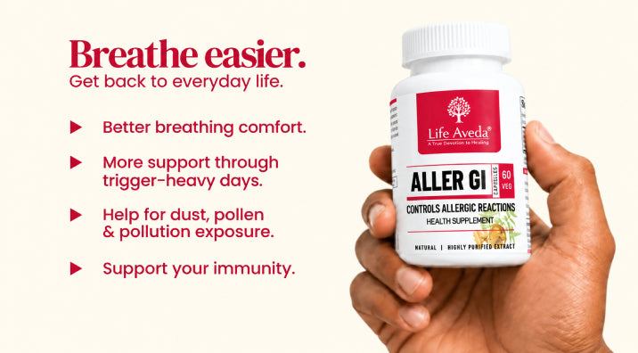 Comfort through dust, pollen & pollution