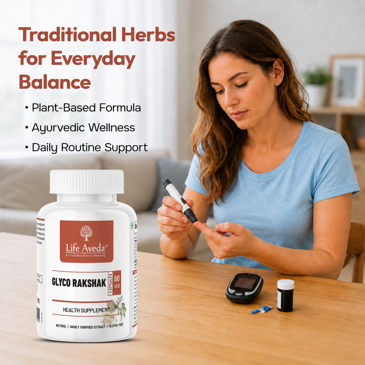 Glyco Rakshak – Ayurvedic Support for Glucose Metabolism, Daily Vitality & Overall Balance