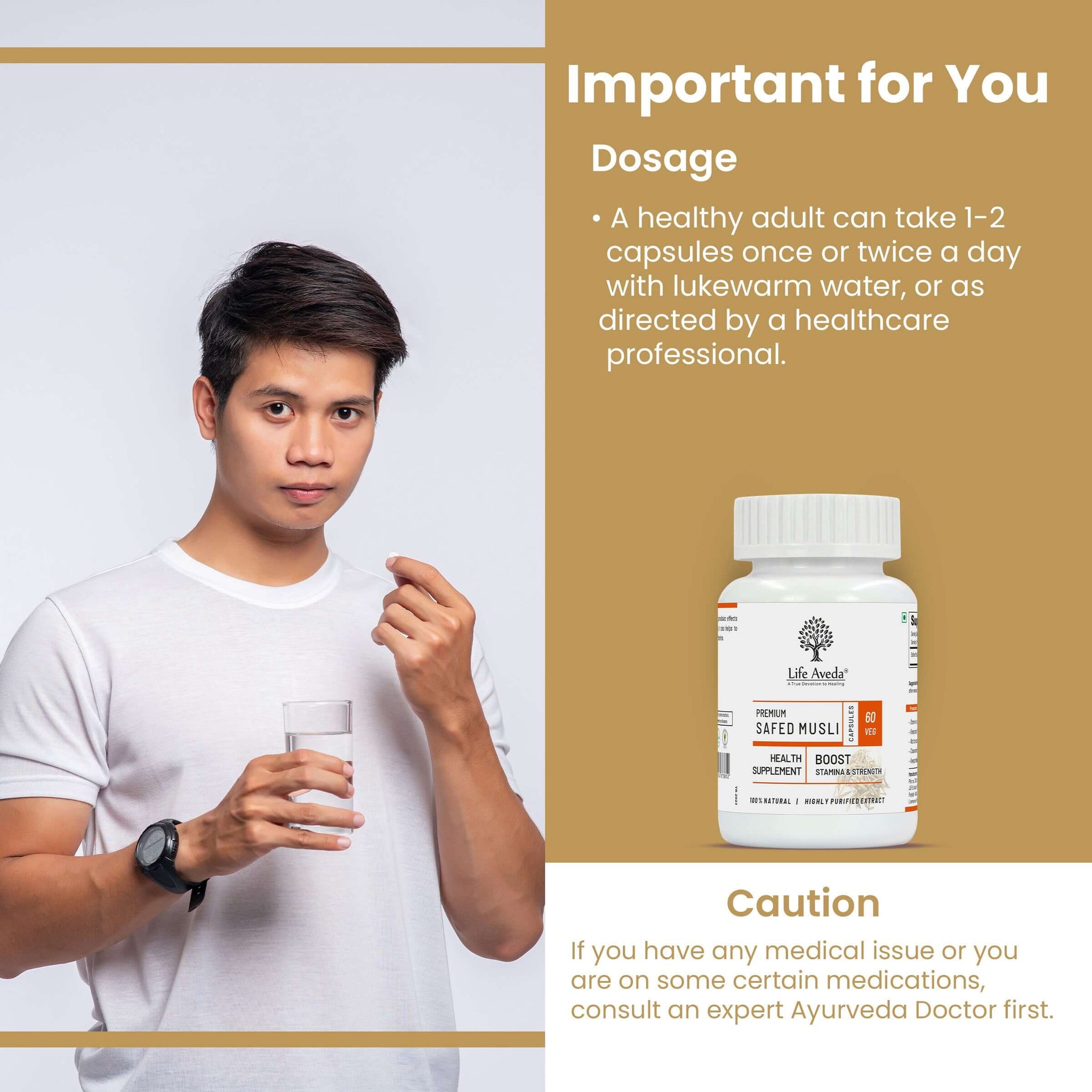 How to Use Premium Safed Musli Capsules