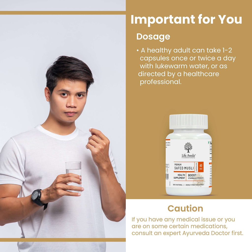 How to Use Premium Safed Musli Capsules