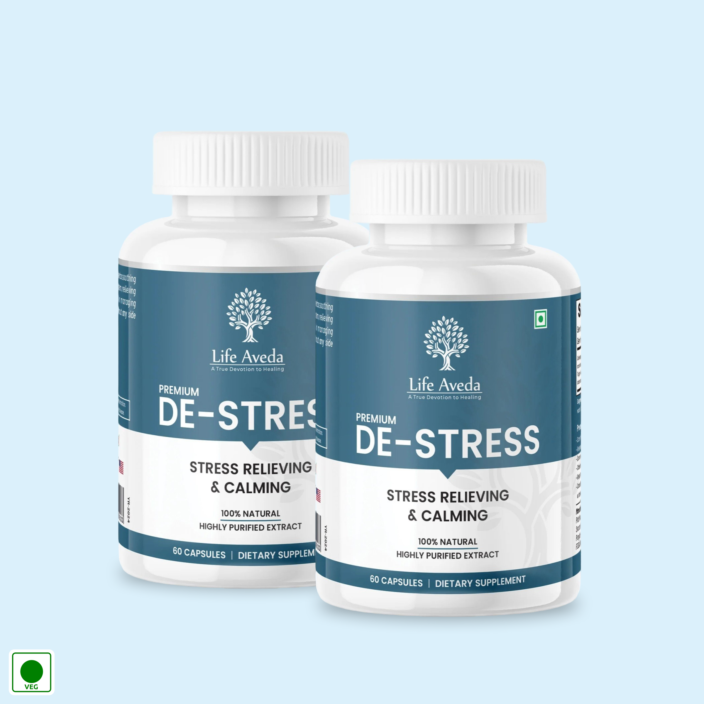 Premium De-Stress : Best Ayurvedic Medicine for Stress, Mental Fatigue & Anxiety