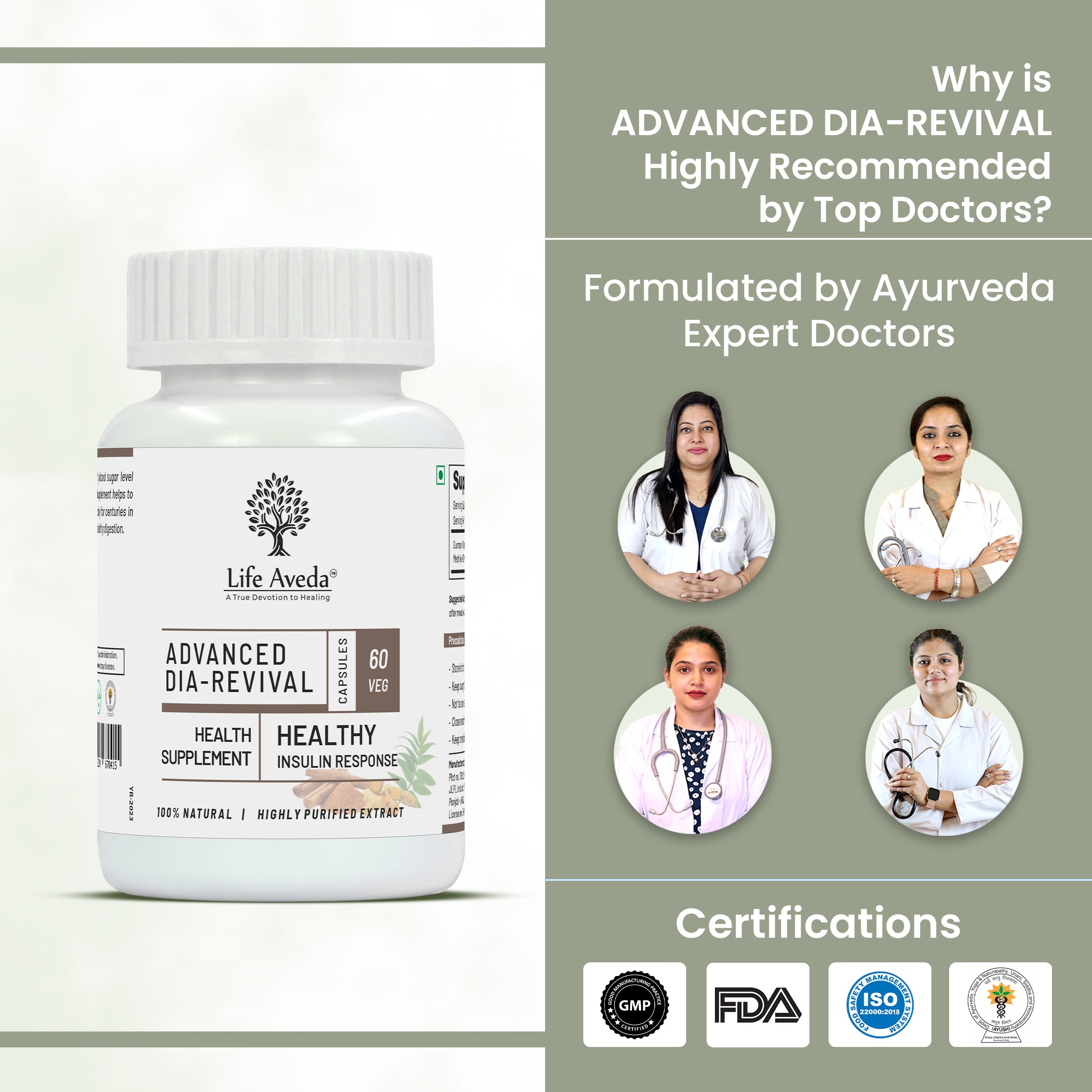Life Aveda Advanced Dia-revival Doctors Certifications