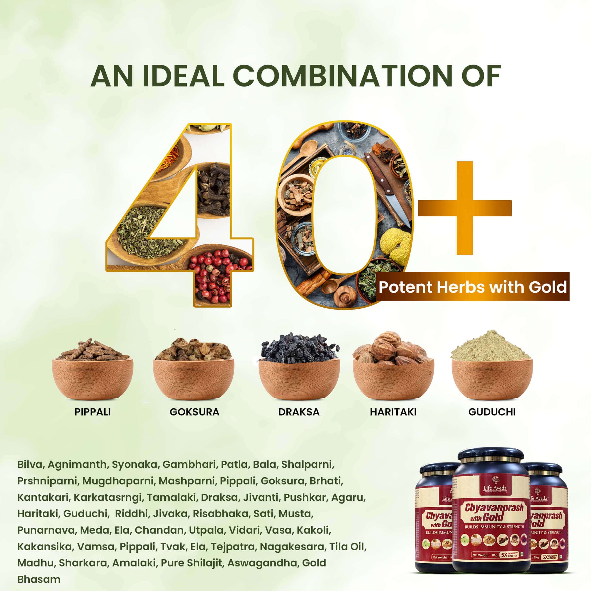 Life Aveda Chyavanprash with Gold Ingredients