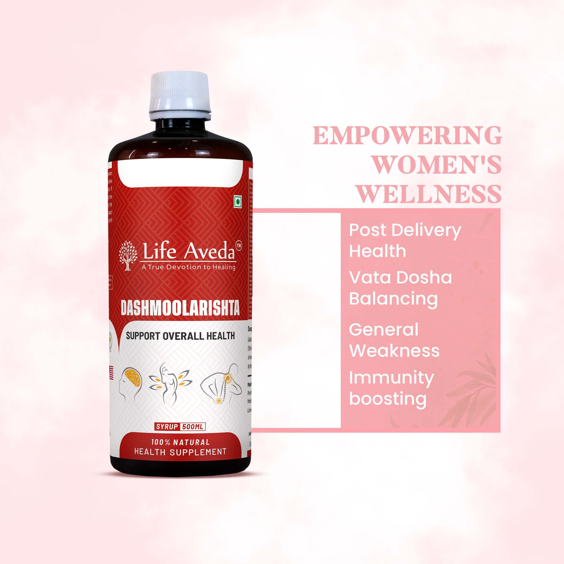 Life Aveda Dashmoolarishta | Ayurvedic Tonic for Women