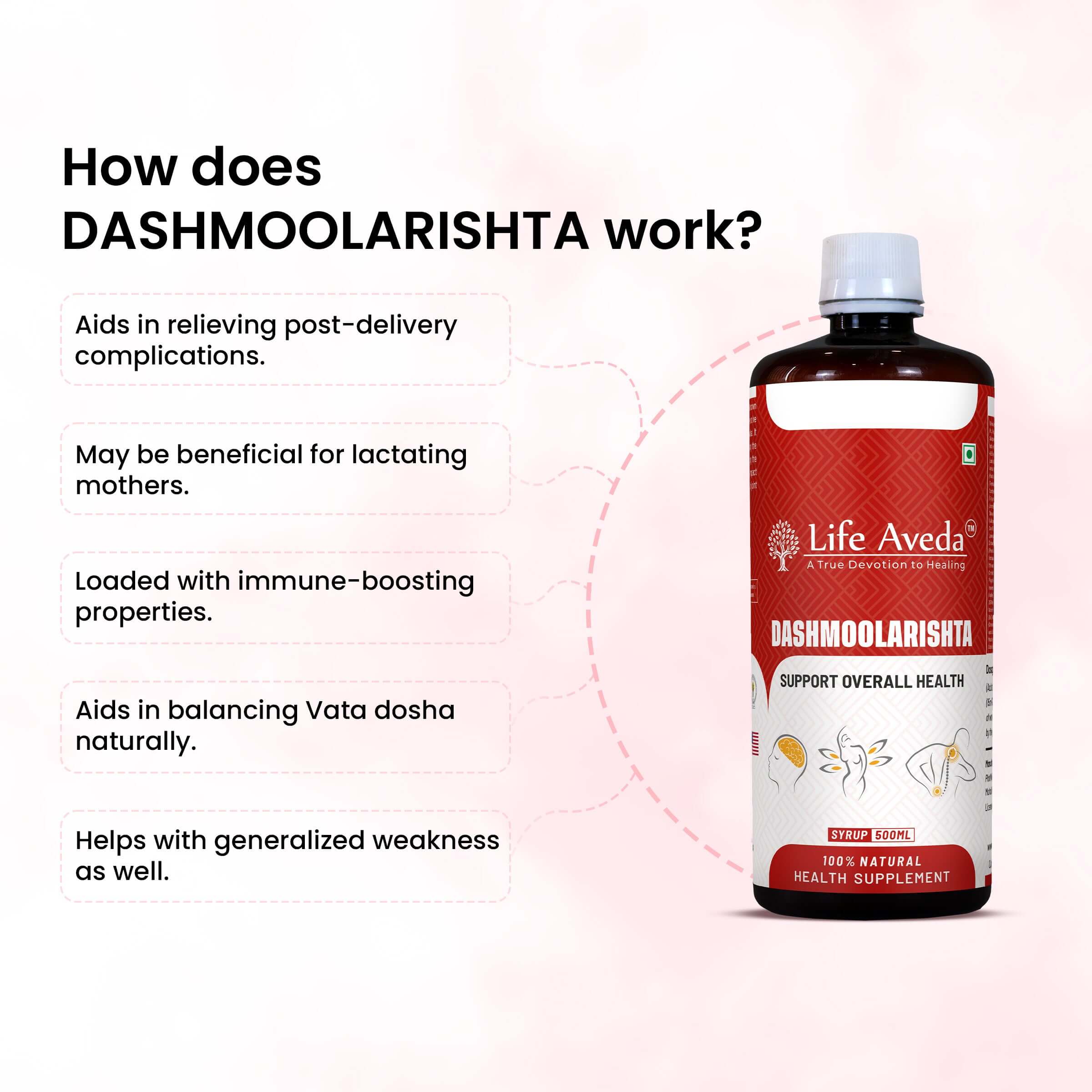 Life Aveda Dashmoolarishta | Ayurvedic Tonic for Women