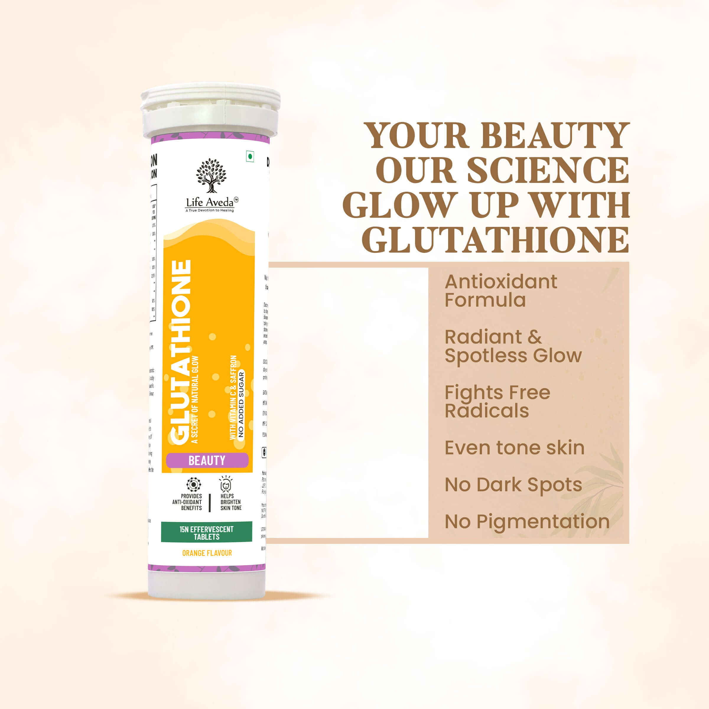 Glutathione 15N Effervescent Tablets