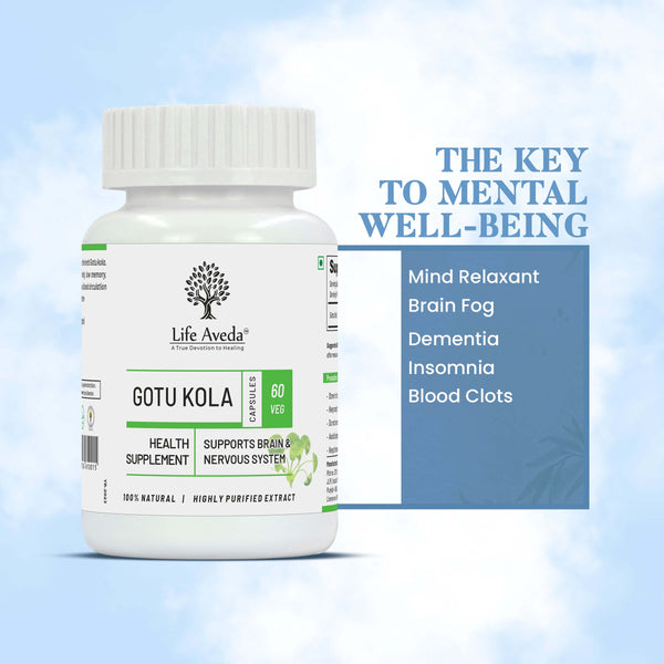 Gotu Kola Capsules Gotu Kola Herb Gotu Kola Medicine Ayurvedic