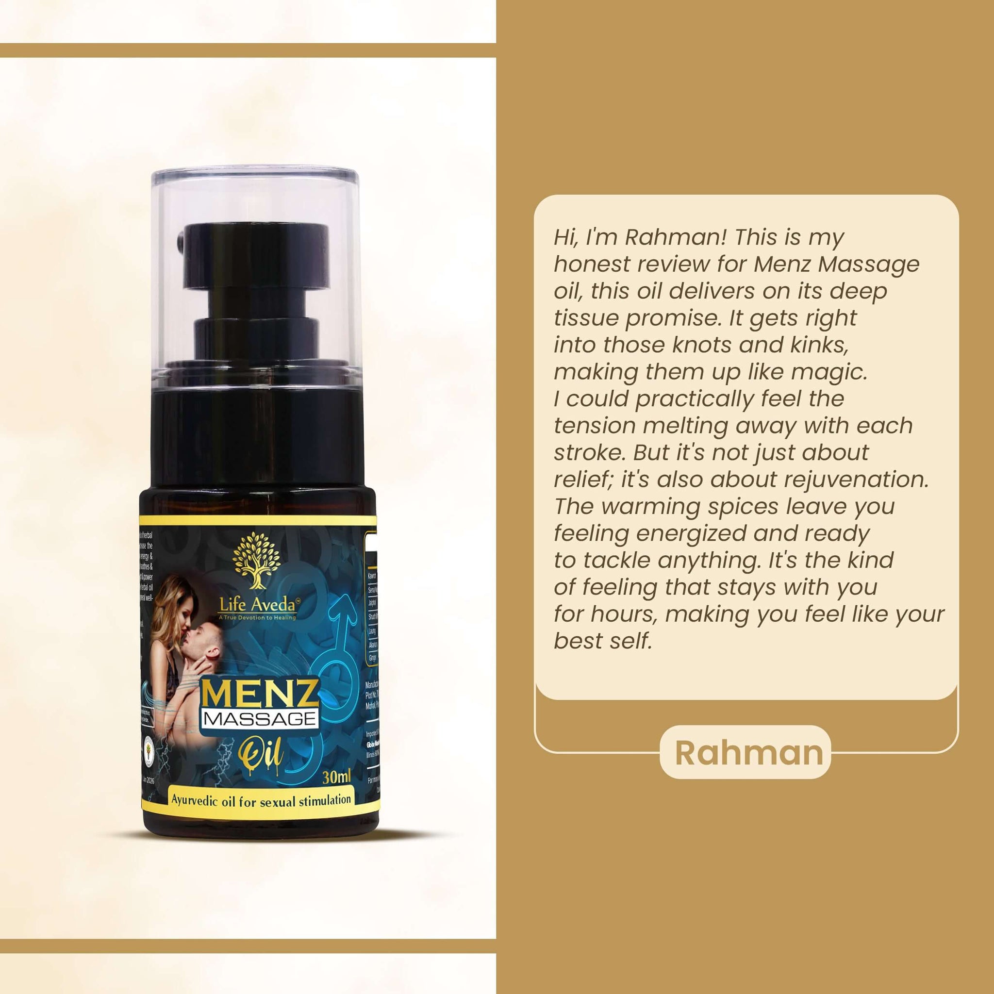 Menz Massage Oil