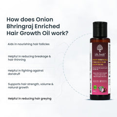 Life Aveda Onion Bhringraj Enriched Hair Growth Oil Benefits