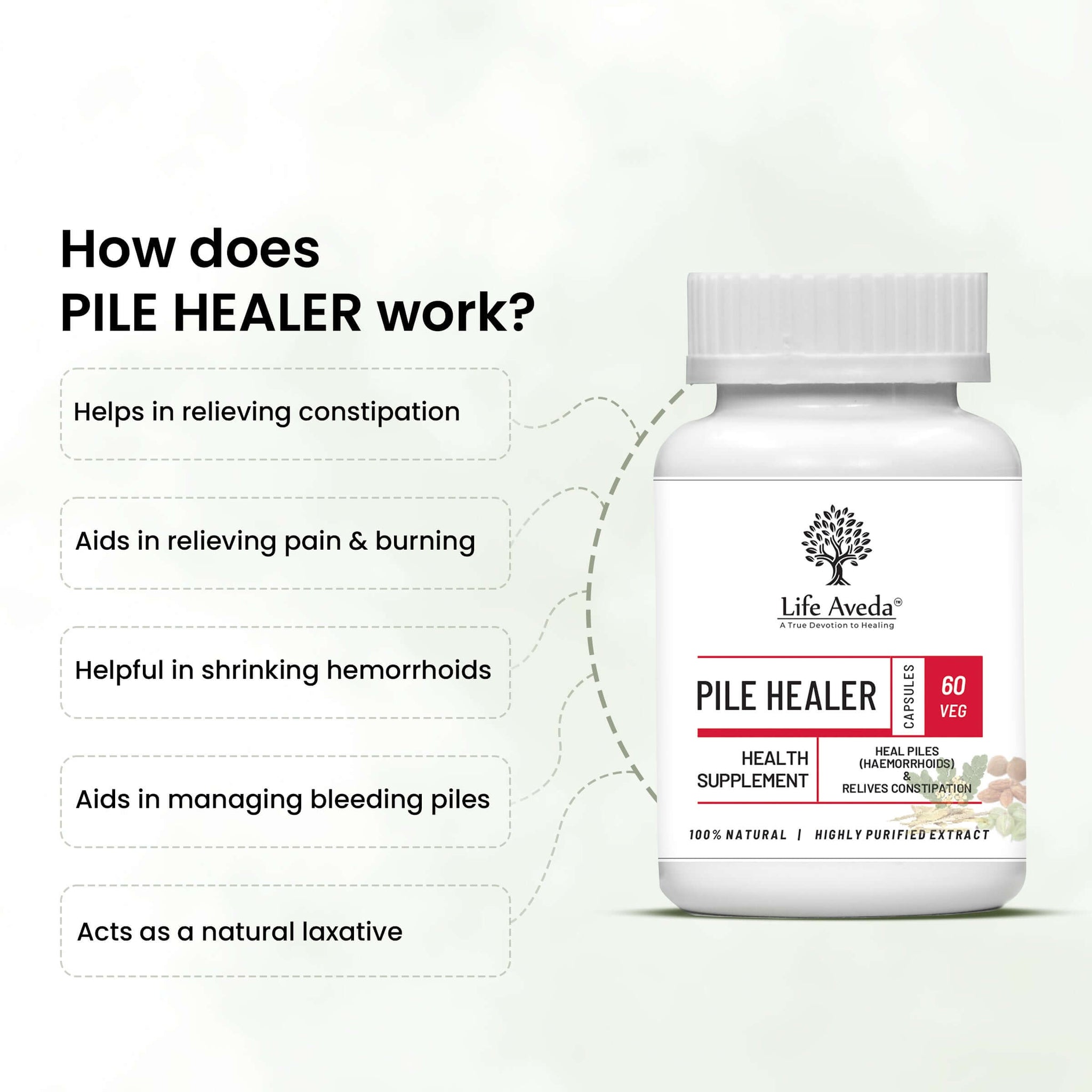 Life Aveda Pile Healer Benefits