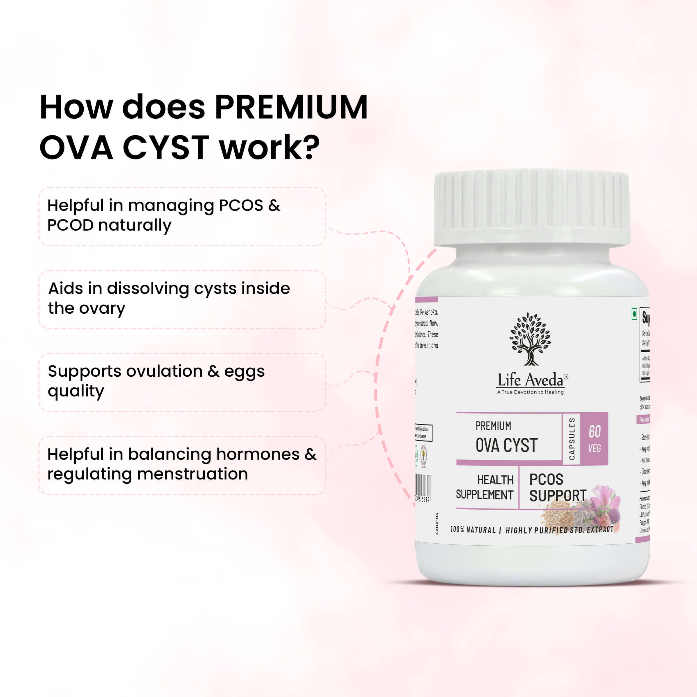 Life Aveda Premium Ova Cyst Capsule Benefits