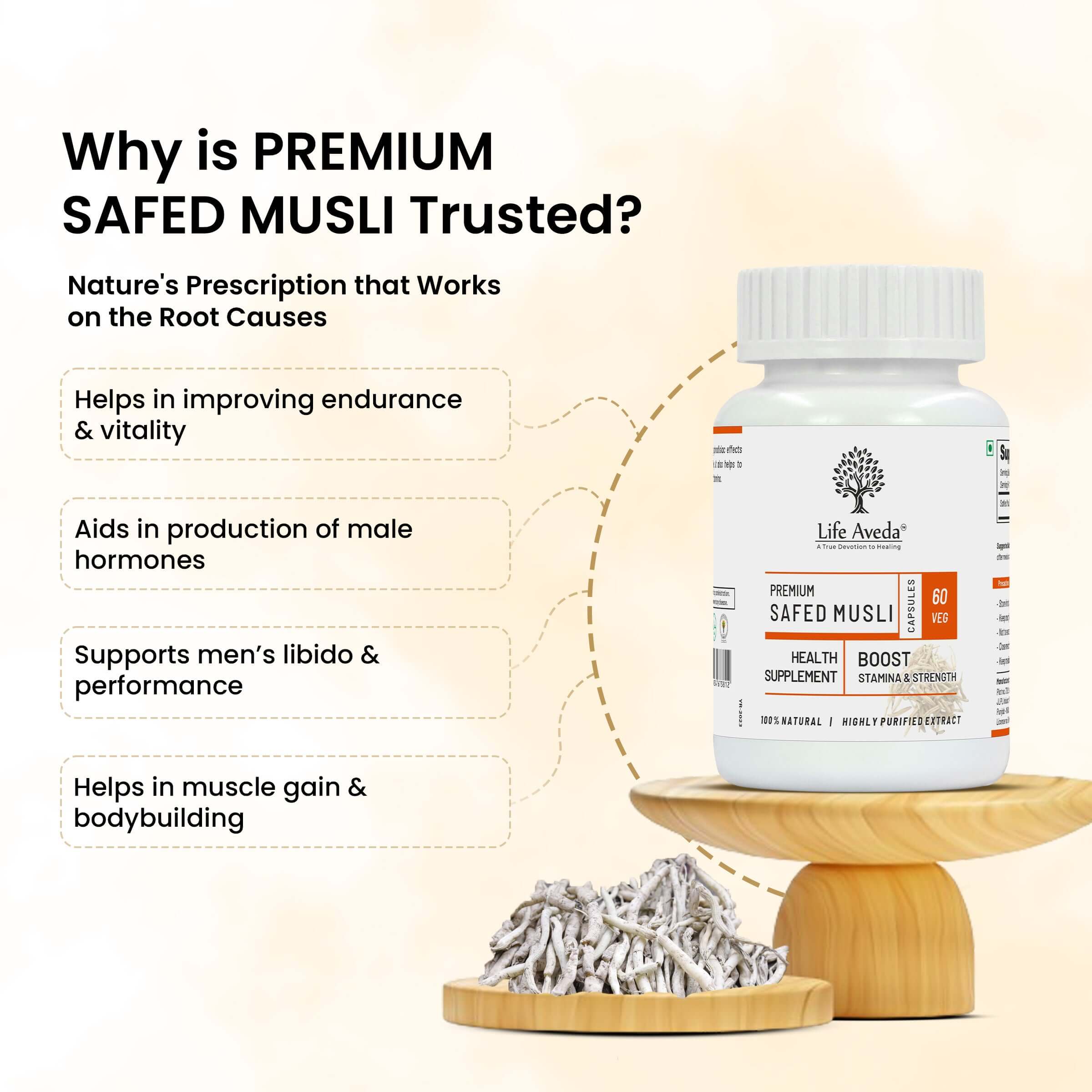 Premium Safed Musli Capsules