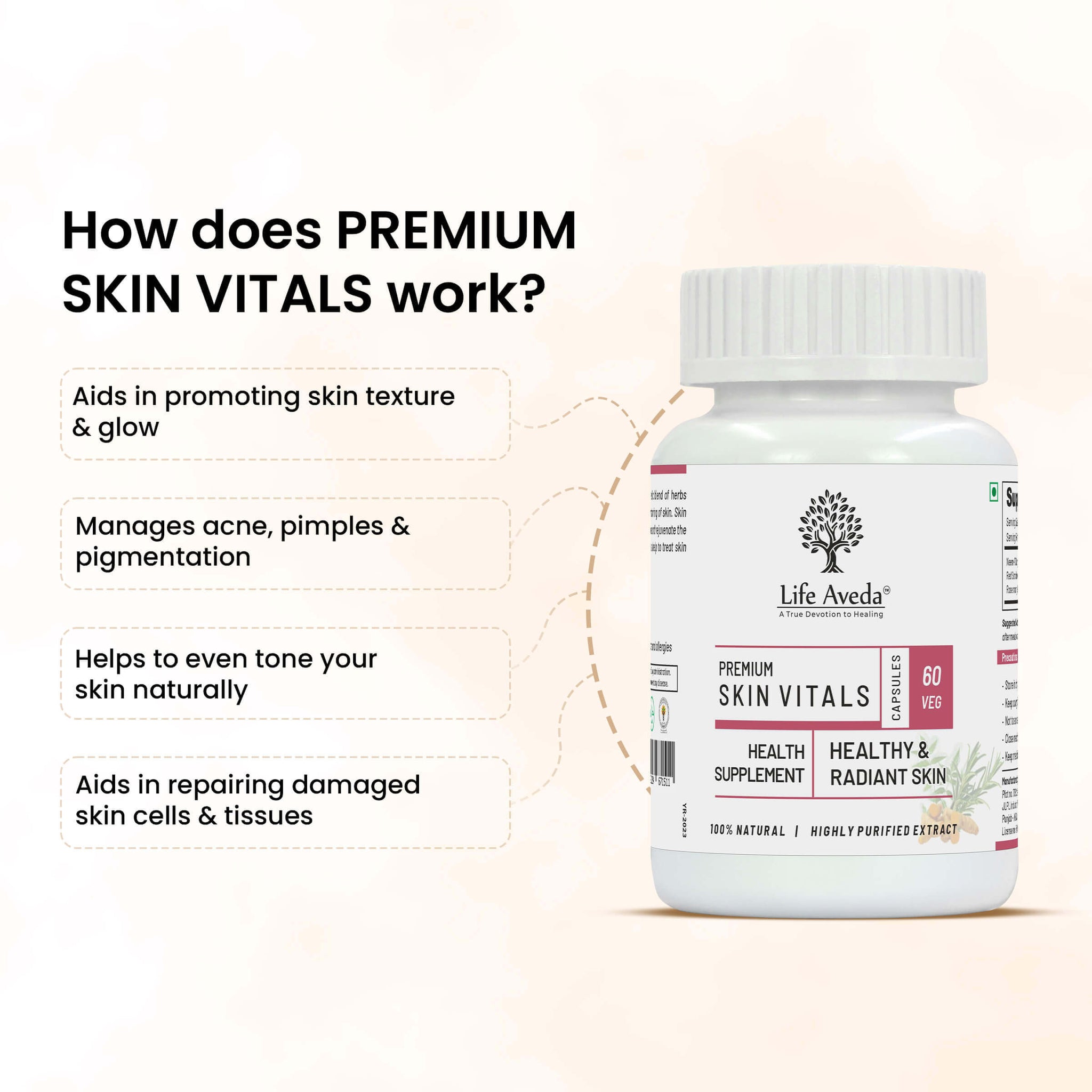 Life Aveda Premium Skin Vitals Benefits