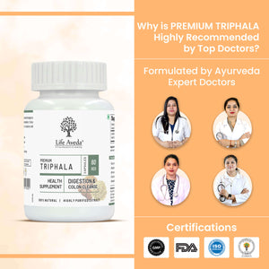 Life Aveda Premium Triphala Doctors Certifications