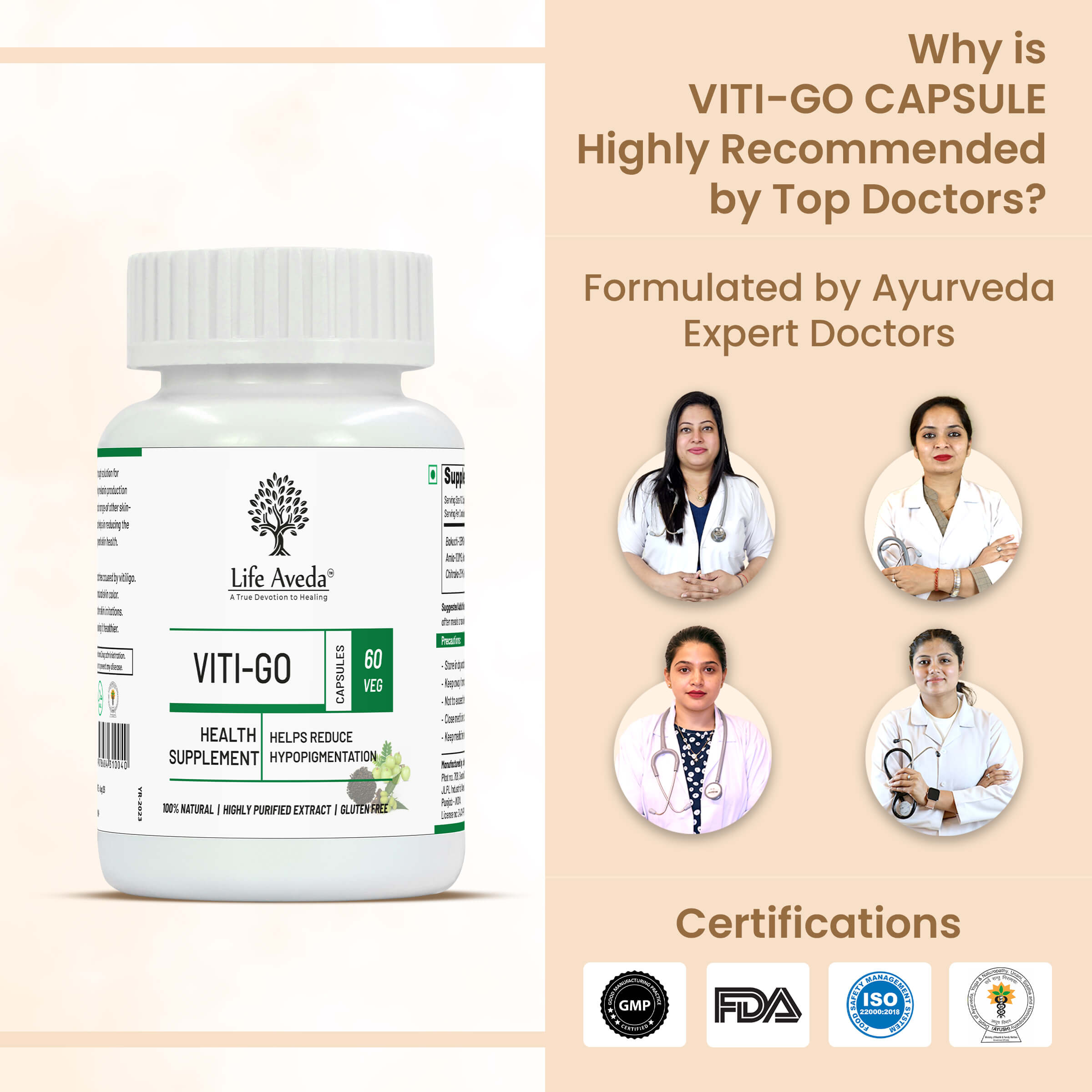 Life Aveda Viti-go Doctors Certifications