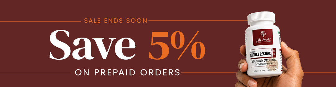 save 5% on prepaid order