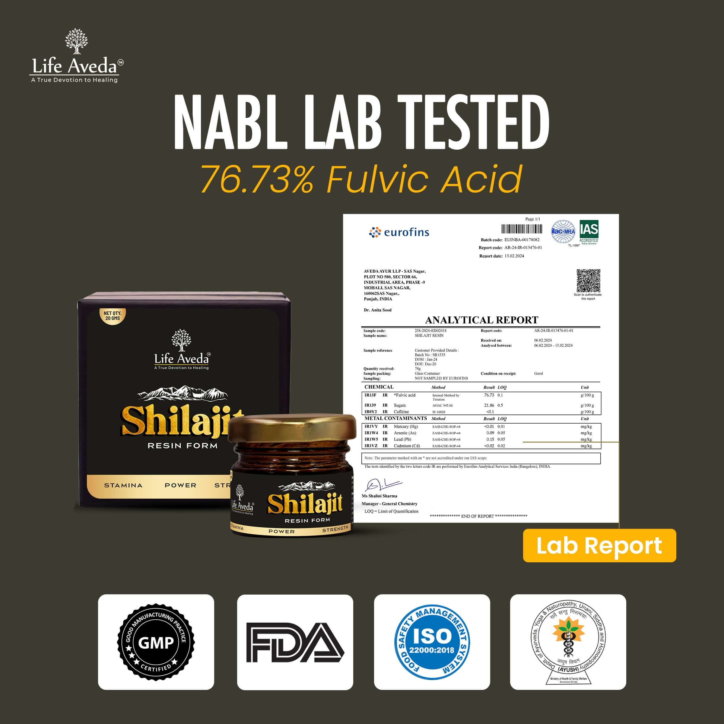 Shilajit Resin for  Strength, Stamina and Energy