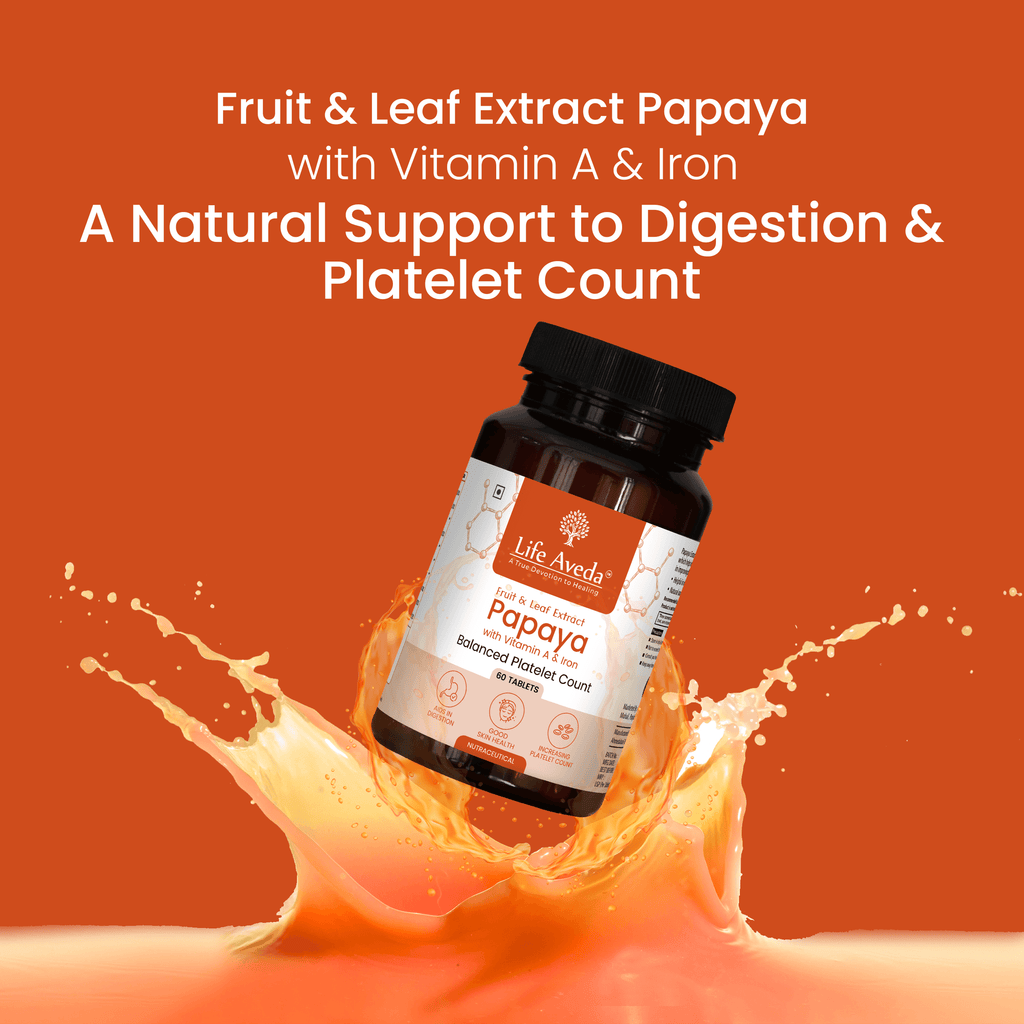 Papaya Fruit and Leaf Extract Tablets