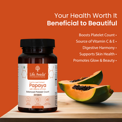 Papaya Fruit and Leaf Extract Tablets