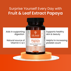 Papaya Fruit and Leaf Extract Tablets