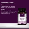 Lifeaveda Melatonin Tablets | Sleep Supplement for Men & Women | Melatonin Tablets for Restful Deep Sleeps - 60 Veg Tablets