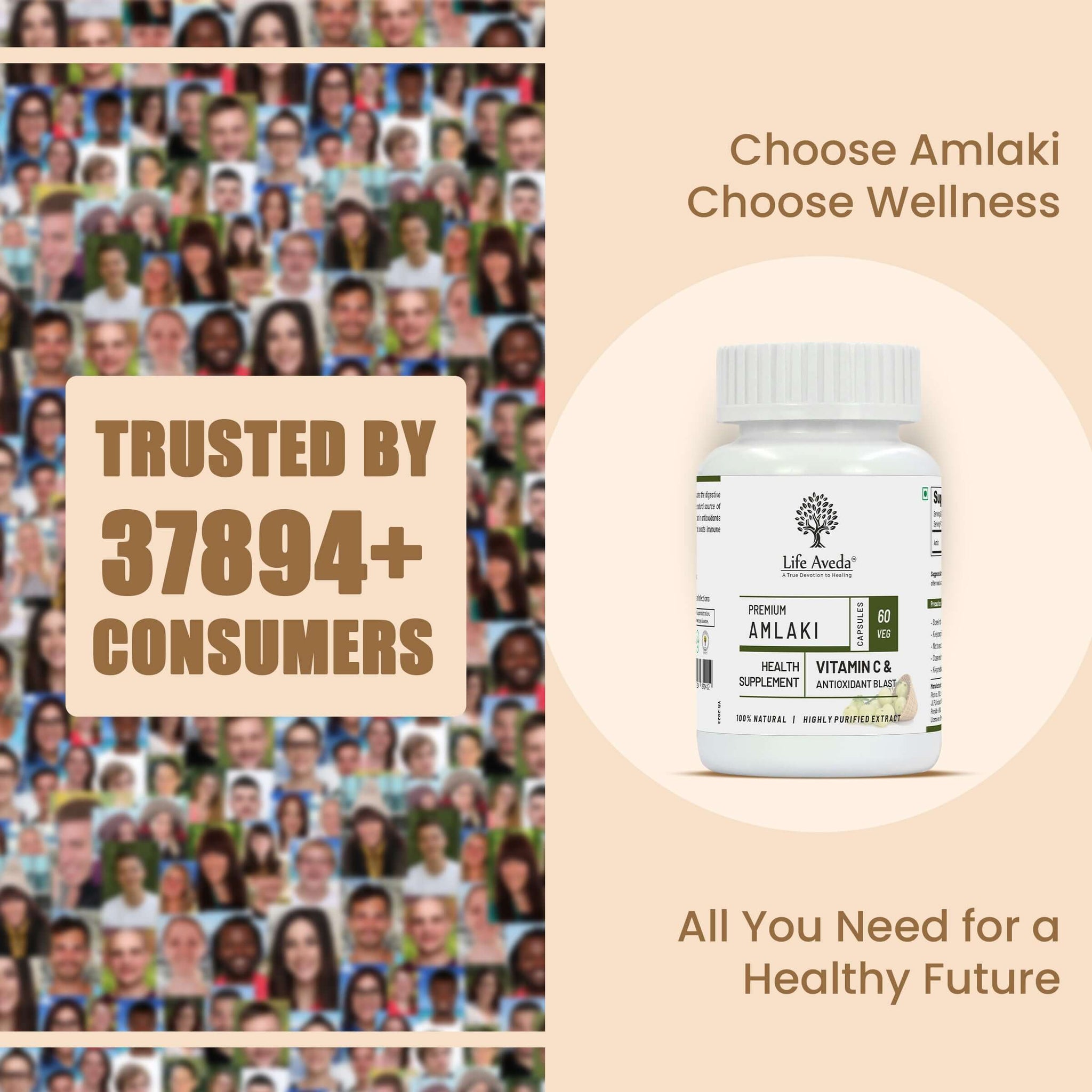 Trusted By Consumers Life Aveda Premium Amlaki Capsule Capsule