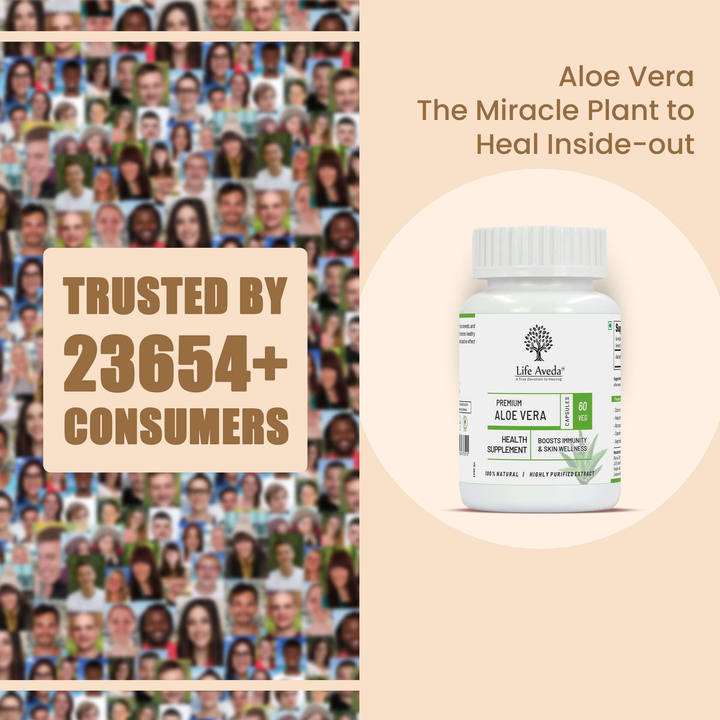 Trusted By ConsumersLife Aveda Premium Aloe Vera Capsule